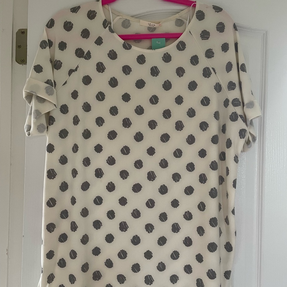 Brand new Le Lis French Terry Knit Top (M)